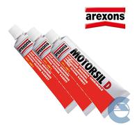 Arexons 0096 3 Pezzi Pasta Guarnizioni Motorsil Mastice Silicon Alte Temperature
