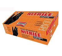 Guanti in Nitrile Monouso Neri da Lavoro Spessi Arexons Resistenti M L XL 50 pz.
