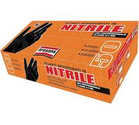 Guanti in Nitrile Monouso Neri da Lavoro Spessi Arexons Resistenti M L XL 50 pz.