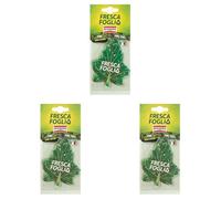 AREXONS 1630 Fresca foglia Classic Pino, Profumatore Auto in Cartonfeltro, Profumatore Ambiente Auto con Regolazione di Profumazione, Facile dosaggio (Confezione da 3)