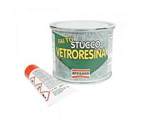 16246744 Stucco per vetroresina verde kaki 200 gr - Arexons 3000