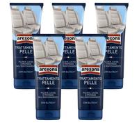 Arexons 8313 Kit 5 Pezzi (200 Ml) Trattamento E Pulizia Pelle Interni Auto.