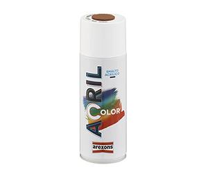 AREXONS | Acricolor Smalto spray Ral 8003 Marrone Chiaro, Vernice spray 400 ml, Adatto a tutte le Superfici, smalto acrilico ad Alta Coprenza, Spray Resine Acriliche