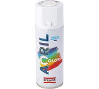 AREXONS | Acrilcolor RAL 9003 Bianco Segnale, 400 ml, Colore Acrilico, Smalto Spray per Superfici, Ottima Copertura, Colori Brillanti