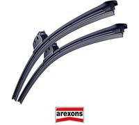 Arexons Flat Blade 8896-8886 Coppia kit spazzole tergicristallo tergivetro 660/390 mm Multiclip (con adattatori) spazzole tergicristalli grande punto spazzole tergicristalli grande punto