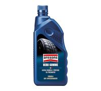 AREXONS NERO GOMME 1l Prodotto nero gomme auto, nero per pneumatici, nero gomme liquido, rinnova e protegge le gomme di auto e moto, previene dall'invecchiamento, maggiore elasticità della gomma