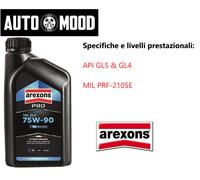 AREXONS PRO OLIO CAMBI E TRASMISSIONI E DIFFERENZIALI TDL GL5 75W-90 GL5/GL4 1 L