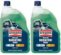 AREXONS Protettivo Radiatori -20°, Liquido Pronto all'Uso per Radiatori: Protezione Antigelo e Antiebollizione per Leghe di Alluminio, Miscelabile e Adatto a Rabbocchi, 2L (Confezione da 2)