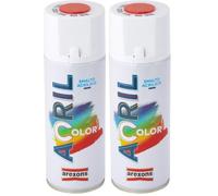 AREXONS RXS009 3935 Acrilcolor Ral 3000, Rosso Fuoco, 400 Ml (Confezione da 2)