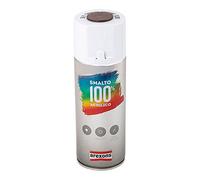 AREXONS SMALTO 100% ACRILICO Smalto spray Tabacco Marrone scuro 400 ml vernice spray universale, smalto acrilico resine di alta qualità, essiccazione rapida, bomboletta spray, uso facile