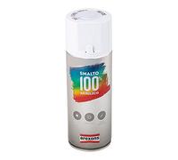 AREXONS Smalto 100% Acrilico Smalto Spray Bianco Opaco 400 ml, Vernice Spray Universale, Smalto Acrilico Resine di Alta Qualità, Essiccazione Rapida, Bomboletta Spray, Uso Facile, Senza Ammoniaca