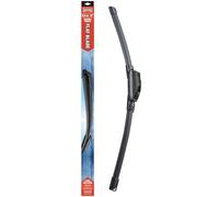 AREXONS - Spazzola Flat Blade 75cm, Design Aerodinamico | Con Kit Adattatori, Per Tergicristalli Tradizionali e Nuova Generazione, Gomma Grafitata, Struttura Plastica Alta Resistenza