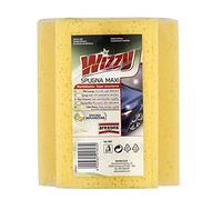 Arexons Wizzy, Spugna Maxi, Spugna per pulizia e lavaggio auto | Spugna con impugnatura di colore giallo