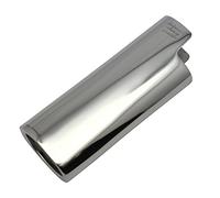 Arfasatti Porta Accendino Bic Mini in Argento 925 Lucido Fatto a Mano in Italia