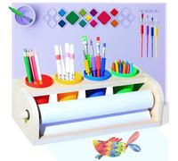 Arfetigo Rotolo di carta da tavolo Dispenser Art Cavalletto con rotolo di carta (viola)