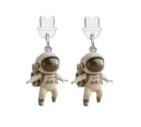 ARFUKA 2 tappi antipolvere con ciondolo astronauta acrilico per jack per cuffie, compatibile con 15, 14, 13, 12, 11, Pro/Max & AirPods