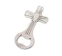 ARFUKA Apribottiglie a forma di croce, apribottiglie, apribottiglie, aperitivo, aperitivo, bar, strumento da cucina, regalo per matrimonio, Natale, compleanno, argento