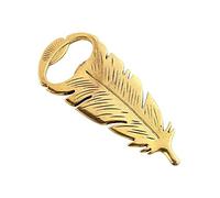 ARFUKA Apribottiglie in metallo con piume, apribottiglie, apribottiglie, aperitivo, bar, strumento da cucina, regalo per matrimonio, Natale, compleanno