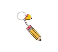 ARFUKA Portachiavi con ciondolo a forma di matita, portachiavi da uomo e donna, portachiavi per portafoglio, borsa, ciondolo, regalo per compleanno, Natale, festival, San Valentino, Multicolore,