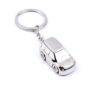 ARFUKA Portachiavi in metallo con ciondolo per auto SUV, unisex, per compleanno, Natale, matrimonio, San Valentino, regalo per uomini e donne, argento