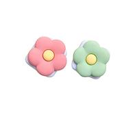 ARFUKA Supporto universale ad anello per telefono a forma di fiore, impugnatura espandibile con specchio integrato per telefoni e tablet, compatibile con tutti gli smartphone, confezione da 2