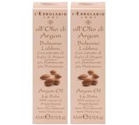 Argan Balsamo Labbra 4,5 Ml 2x4,5 ml Protezione per le labbra