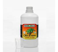 ARGAN ITALIA - Olio di Neem per Piante Biologico Idrosolubile (1 Litro) Neem Oil è una Soluzione Naturale Contro Afidi, Acari, Popilia Japonica, Ragnetto Rosso, Cocciniglia, Sicuro per l'Ambiente