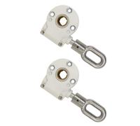 Arganello manuale universale per caravan terrazzo campeggio tende da sole a bracci estensibili meccanismo ingranaggi tenda da sole avvolgibile (bianco, nucleo in rame143mm 2pc)