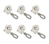 Arganello manuale universale per caravan terrazzo campeggio tende da sole a bracci estensibili meccanismo ingranaggi tenda da sole avvolgibile (bianco, nucleo in rame143mm 6pc)