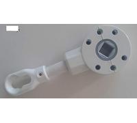 ARGANELLO Speed Universale per Tende Tenda da Sole Colore Bianco Marrone Verde, Rapporto 3:1 (Bianco)