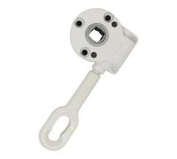 Arganello universale per ricambio tenda terrazzo caravan campeggio tende da sole a bracci estensibili meccanismo ingranaggi argano manuale (bianco, 170mm 1pc)
