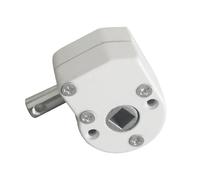 Arganello universale per tende da sole a bracci estensibili meccanismo ingranaggi argano manuale ricambio tenda terrazzo caravan campeggio (bianco, Nessuna fibbia di connessione 1pc)