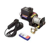 Argani elettrici Paranco a Leva Elettrico 12V24V 2000/3000/4000/4500/6000/9500/12000lb Verricello Tuning Auto Maniglia Elettrica/fune metallica senza fili ATV Verricelli(2000lb wireless,12V)