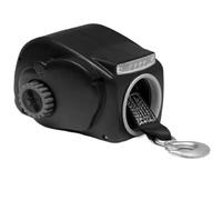 Argani elettrici Verricello elettrico per rimorchio da 10000 libbre 12V con cinghia per barca da 24 piedi nera d'acqua dolce