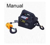 Argani Manuali Paranco for gru telecomandato da 500 kg elettrico a fune in alluminio for piccola for uso domestico(Manual,200 Kg 19m)