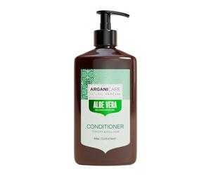 Arganicare | Gamma Aloe Vera | DOPO SHAMPOO RIVITALIZZANTE | Aloe Vera | Idrata e rafforza intensamente, effetto lucido, alta protezione, capelli opachi molto secchi e ricci, 400 ml