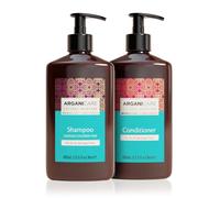ARGANICARE | Gamma Argan | Shampoo nutriente e idratante | rinforza | Olio di Argan Bio | Cura per capelli | Capelli secchi e danneggiati | Confezione da 2 x 400 ml