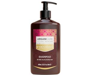 Arganicare | Gamma Cocco | SHAMPOO ULTRA NUTRIENTE E IDRATANTE | Con Cocco Biologico | Pulisce, idrata e rivitalizza | Mantiene la luminosità | Alta idratazione | Capelli secchi e danneggiati | 400 ml