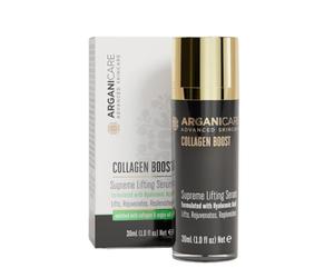 Arganicare | Gamma Collagen Boost | SIERO LIFTING SUPREMO | Collagene | Per un effetto tensore immediato e duraturo | Alta idratazione | Tutti i tipi di pelle | 30 ml