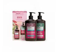Arganicare - Scatola Duo Cheratina 400+400 ml