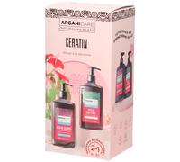 Arganicare Cheratina Shampoo + Balsamo Set 400ml