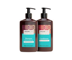 ARGANICARE Set Duo Argan | Shampoo + Balsamo Nutrizione intensa | Capelli secchi e danneggiati | Morbidezza, lucentezza e rafforzamento | 2 x 400 ml