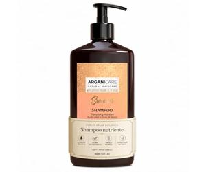 ARGANICARE Shampoo Doposole con Olio di Monoi, Idratante con Vitamina E, 400 ml, formula liquida per tutti i tipi di capelli, detergenza delicata dopo mare e piscina