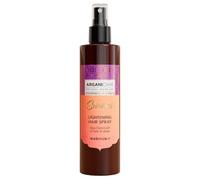 Arganicare Spray Éclaircissant, spray sbiancante per capelli con olio monoï, 250 ml, effetto solare naturale per capelli biondi a castani, idratante, made in France