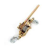 Argano a mano resistente, 2 tonnellate, 2000 kg, leva con doppi ganci, paranco portatile a cavo, sistema a cricchetto per sollevamento e trazione