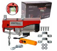 Argano Elettrico Con Cinghia Sollevamento Interruttore Di Emergenza 500KG 12M