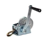 Argano elettrico portatile 8M 600lbs Tamburo manuale Gru a mano Paranco piccolo yacht Verricello Verricello a fune Strumento for la movimentazione dei materiali