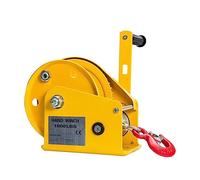 Argano elettrico portatile Verricello a mano piccola autobloccante a due vie con freno automatico Trattore argano manuale for auto, bricolage, movimentazione merci(2600LB,5M Cable)