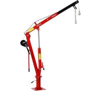 Argano elettrico resistente per camion gru paranco idraulico con letto pieghevole ideale per sollevamento motori e carichi pesanti, rosso