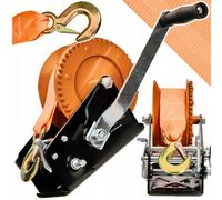 Argano Manuale 10M Cinghia 1588KG 2-Gradini Per Barca Auto Quad Officina